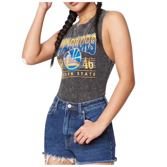 MSRP $69 NBA Warriors Basketball Women’s Bodysuit Size S ~ SAME DAY SHIP - Picture 1 of 7